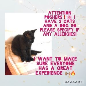 ❗️❗️ LMK of any pet allergies please before shipping process❗️❗️